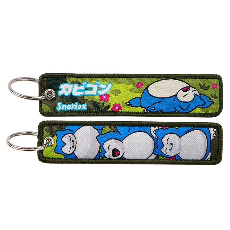 HOT Koop Pokémon Anime Monsters Sleutelhanger voor Auto Rugzak Sleutelhouders Borduren Sleutelhangers Sleutel Tag Jet Tag Accessoires Gif 1pcts