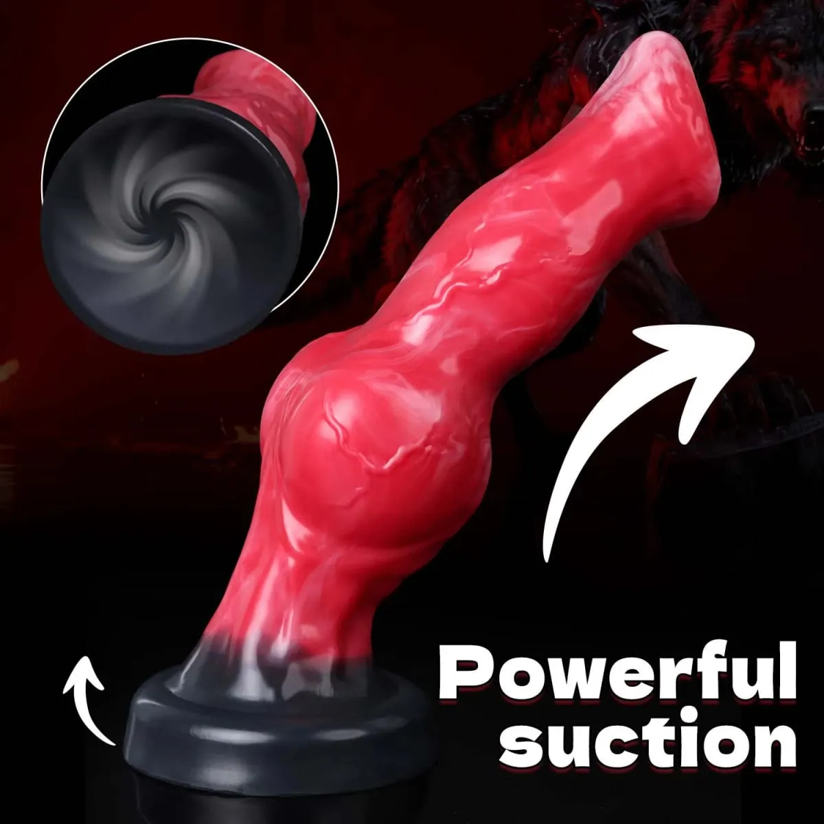Dog Knot Dildo Anal Plug Animal Penis Masturbator Dick-Dildo Sex Toys For Man Women Prostate G-spot Massager Anal Penetration 18