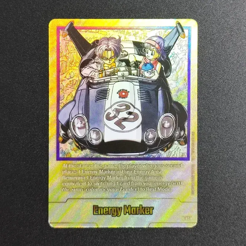 Self Made English Dragon Ball Super Fusion World Energy Markers Gold DBSFW_EM Son Goku Game Collection Flash Card Toy