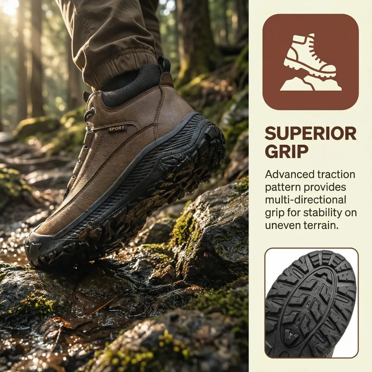 Men's Outdoor Casual Shoes Everyday Casual Running Shoes for Men