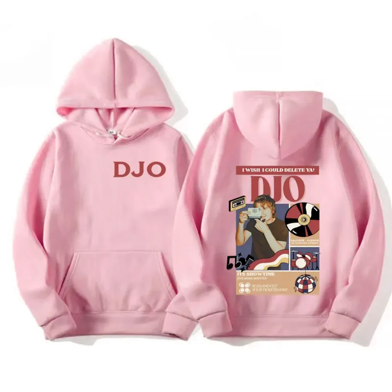 Djo Back on You Tour 2026 Music Concert Graphic Sweatshirt Joe Keery New Fans Gift Hoodie Men Women Retro Cozy Oversized Hoodies