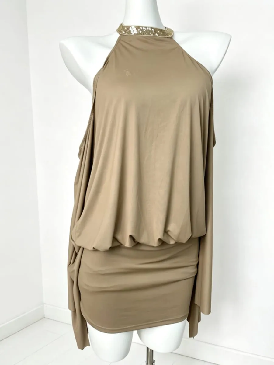 Sexy sem costas lantejoulas vestido de verão feminino clube férias festa aniversário vestido elegante bodycon baile noite vestidos curtos