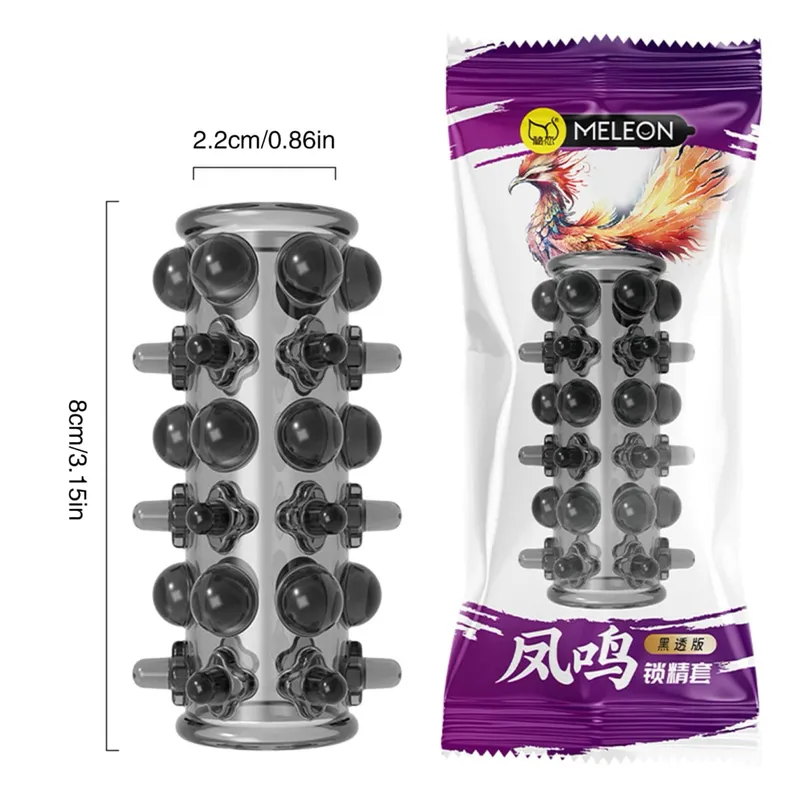 Elastic Cock Rings With Particle Sex Toys G-spot Penile Sleeve Stimulation Dotted Lasting Cock Rings Adult Supplies Sex Products