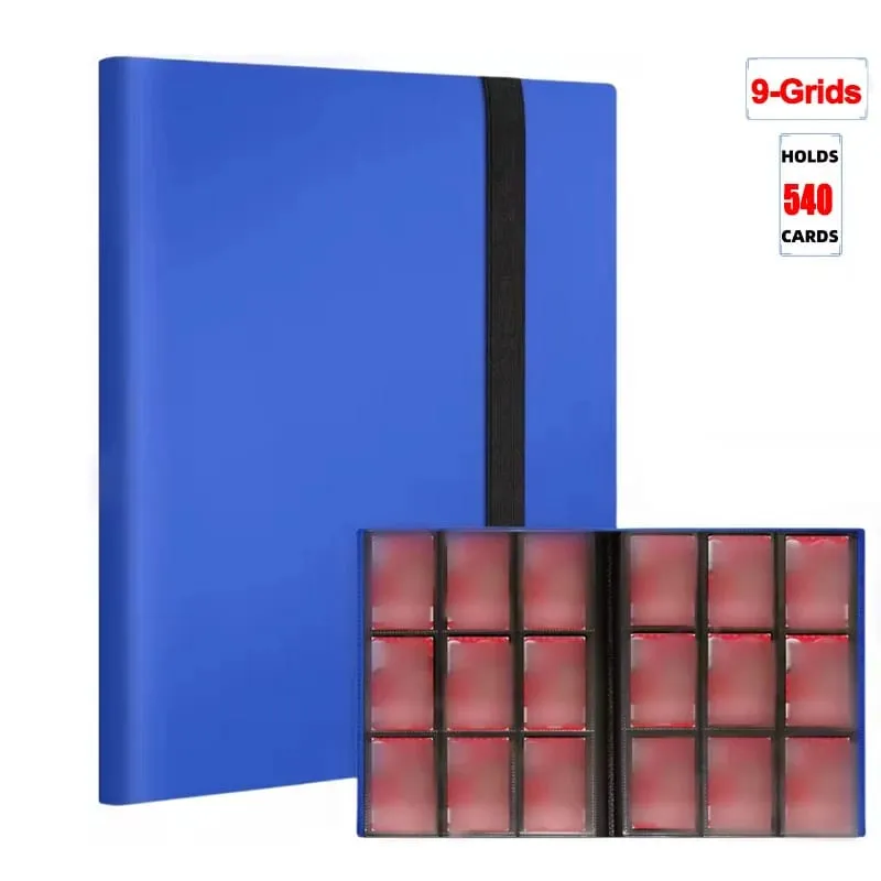 160/360/480/540 Cards Capacity Pocket Holder Binders Albums For Game Card Book Sleeve Holder Large-capacity Card Binder Notebook