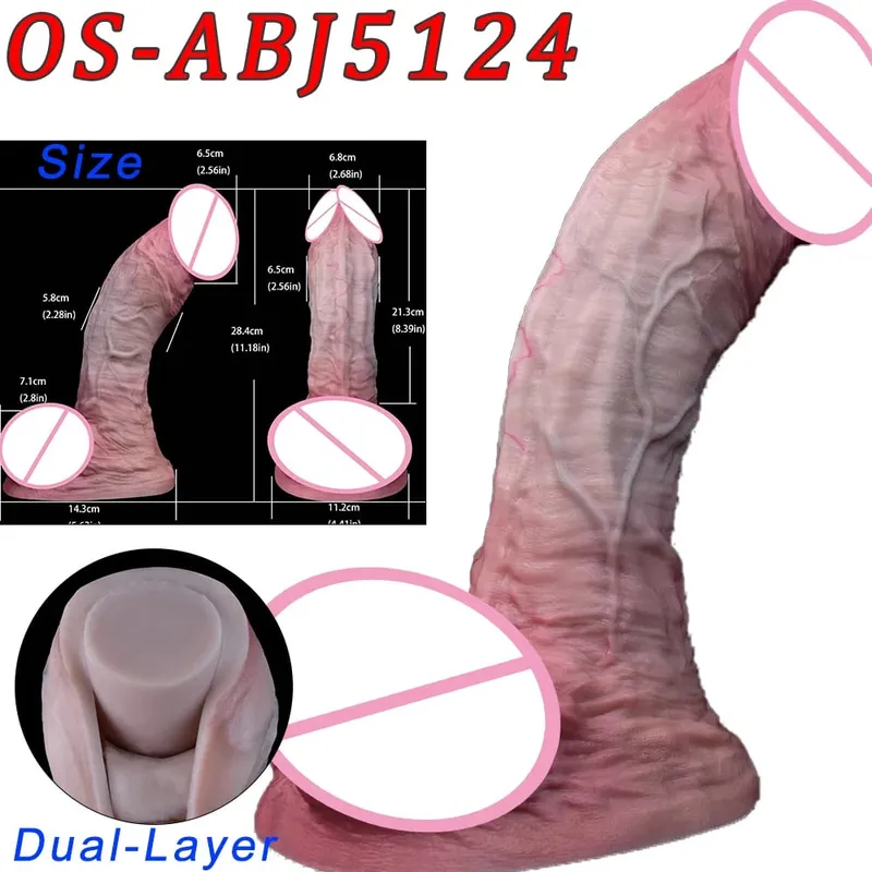 47Cm Thực Tế Dài Dương Vật Giả 2 Đầu Hậu Môn Âm Đạo Kích Thích Đồ Chơi Tình Dục Có Mút Dành Cho Các Cặp Đôi Đồng Tính Nữ Người Đồng Tính Nam trưởng Thành Dụng Cụ