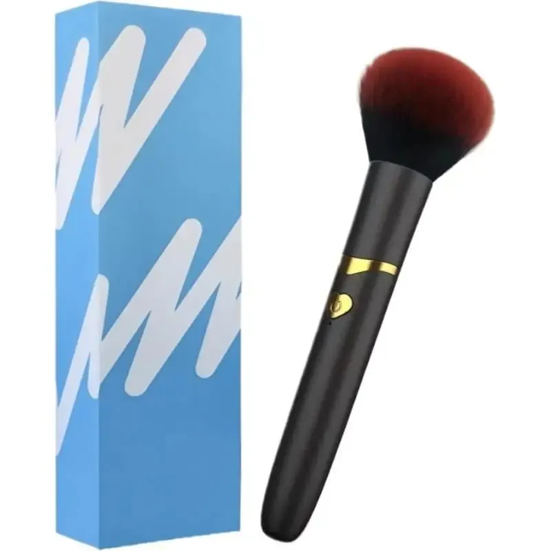 Brosse de maquillage électrique à vibrations à 10 vitesses, brosse cosmétique Rechargeable par USB pour poudre liquide, correcteur de fard à joues
