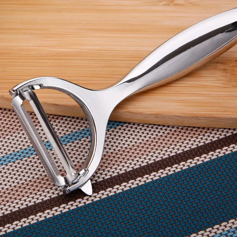 Stainless Steel Fruit Vegetable Tools Vegetable Peeler Potato Peeler Kitchen Accessories Non-slip Handle SGGJ001