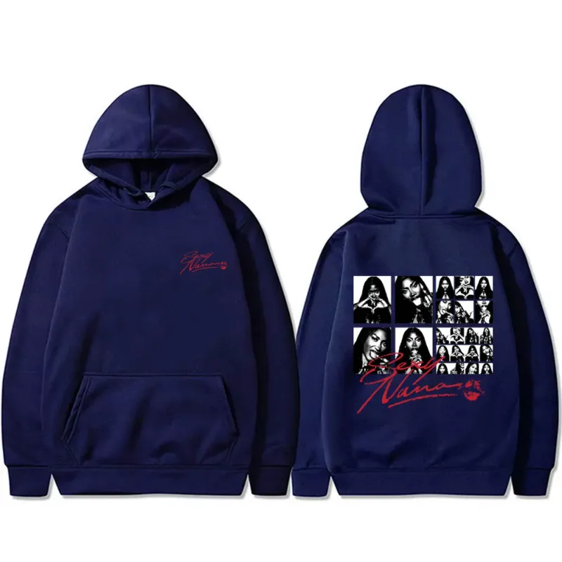 Rapper Aya Nakamura Sexy Nana Hoodie RnBoi My Eyes Only Flashback Sweatshirt Men Women Hip Hop Retro Oversized Pullover Hoodies