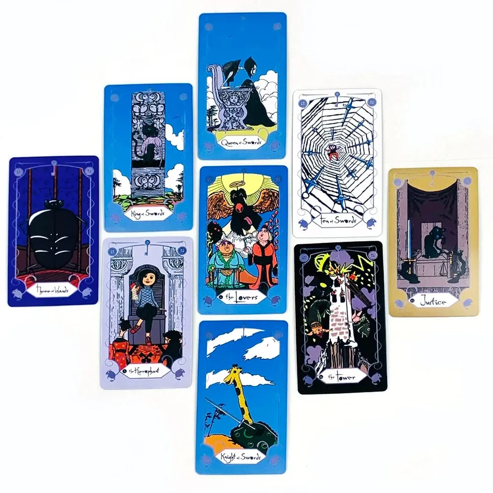 New Tarot Cards A 78 Pcs Tarot Deck The Key That Opens The Door To The Coraline World Great For Meditation & Party Games