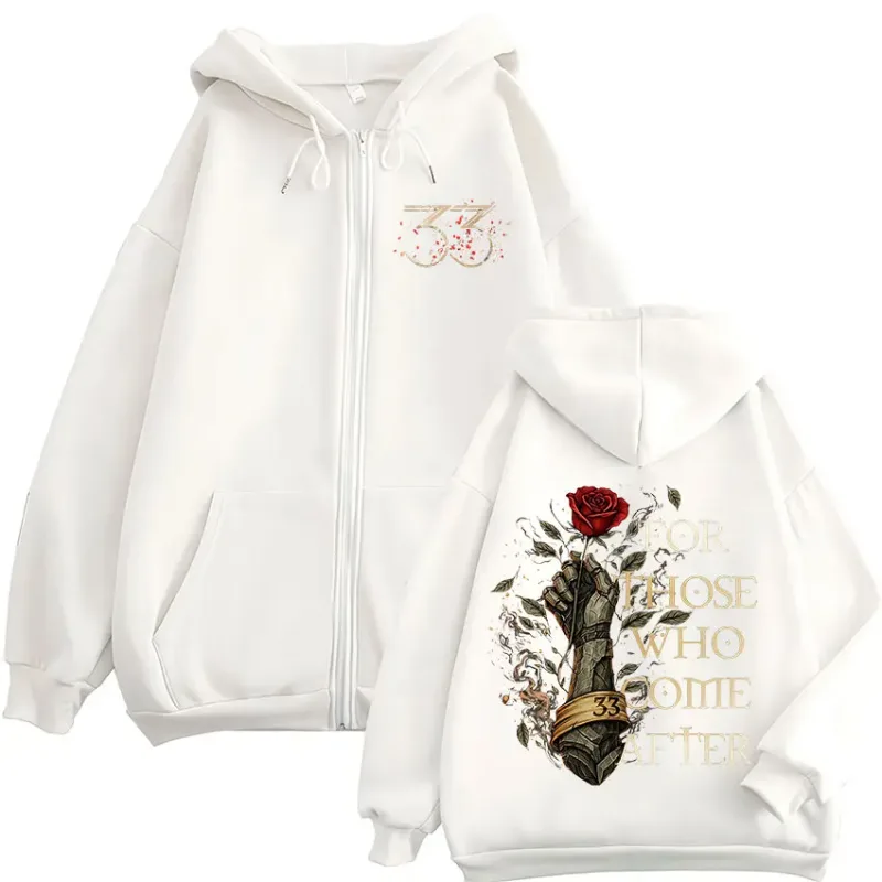 Game Clair Obscur Expedition 33 for Those Who Come After Zipper Hoodies Men's Women Clothing Fashion Zip Up Sweatshirts Jackets