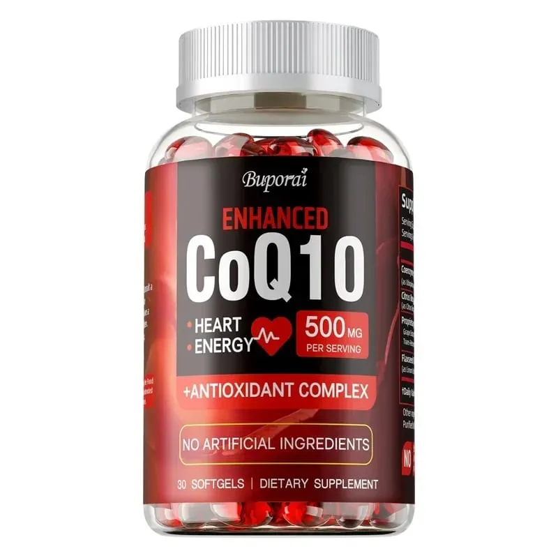 輔酶 Q10 補充劑 - 促進心血管和心臟健康 抗氧化劑為整體健康提供能量