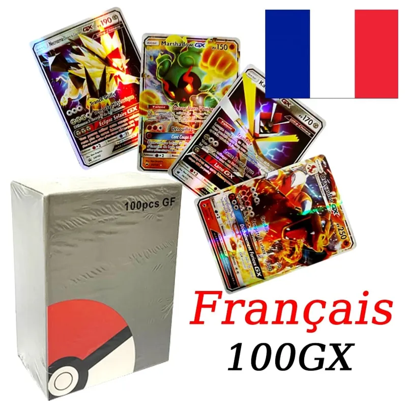 French Version Pokemon Cards VMAX V EX GX MEGA VSTAR Carte Collection Battle Trainer Children's Christmas Toys Gift