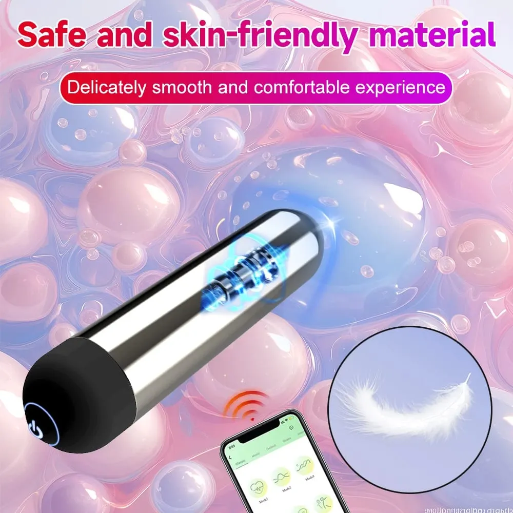 Kraftig Bullet Vibrator APP Bluetooth Control Klitoral G Spot Stimulation Massager Mini Anal Pussy Stimulator Sexlegetøj til kvinder