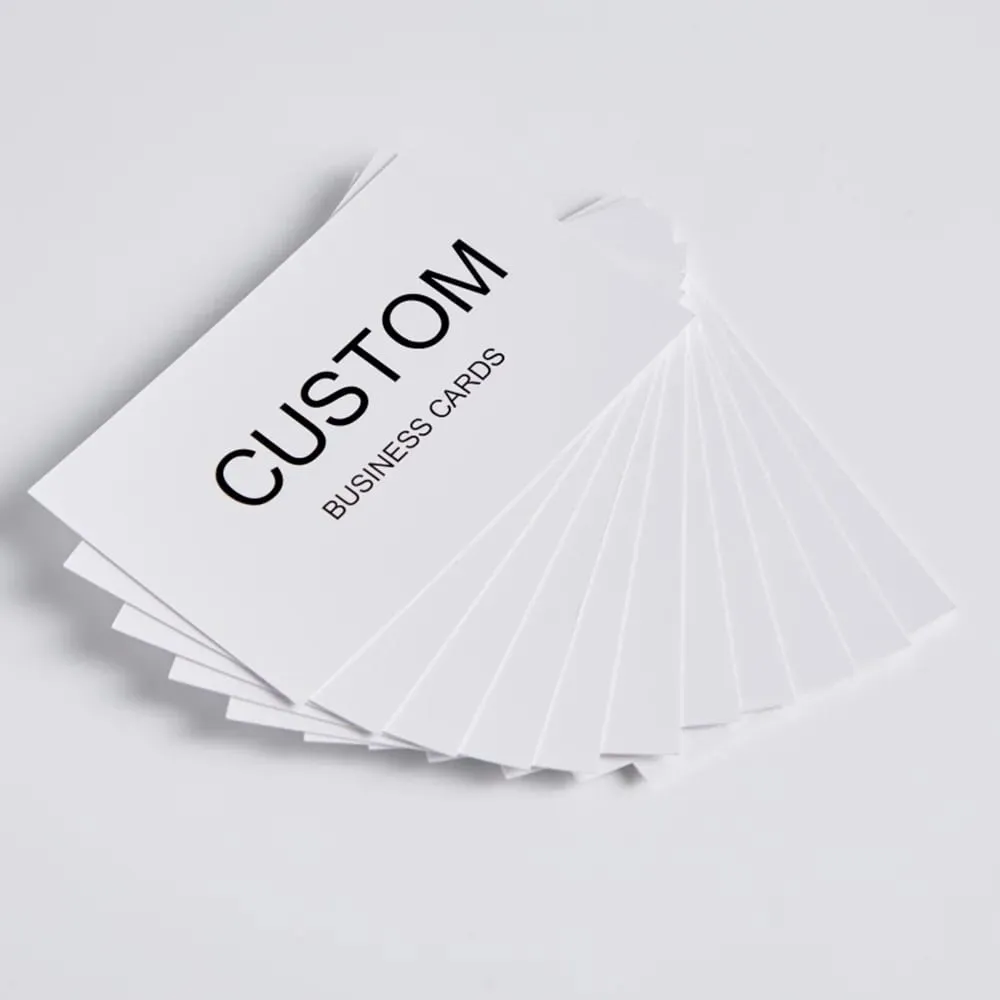200pcs Custom Business Cards/Cards Desktop Business Cards Thank You Cards Matte Film
