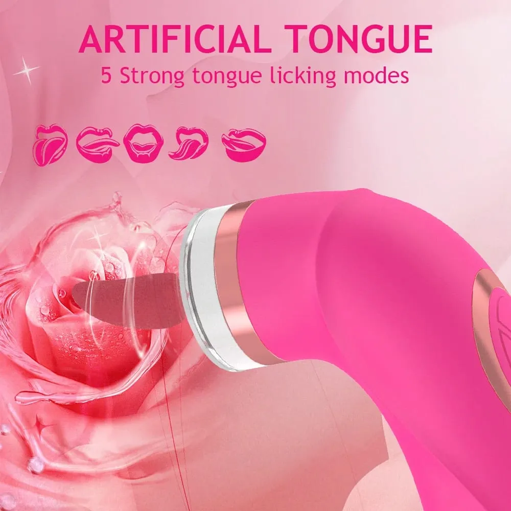Kvinnlig Clit Sucker Vibrator Sexleksak Kraftfull avsugning Sugande bröstvårtor Stimulering Slicka fitta Massage Onani G Spot Orgasm