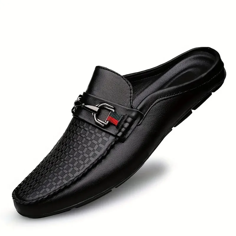 Men's Heelless Casual Shoes - Men's Retro Style Breathable and Lightweight Suitable for Indoor/Outdoor Walking