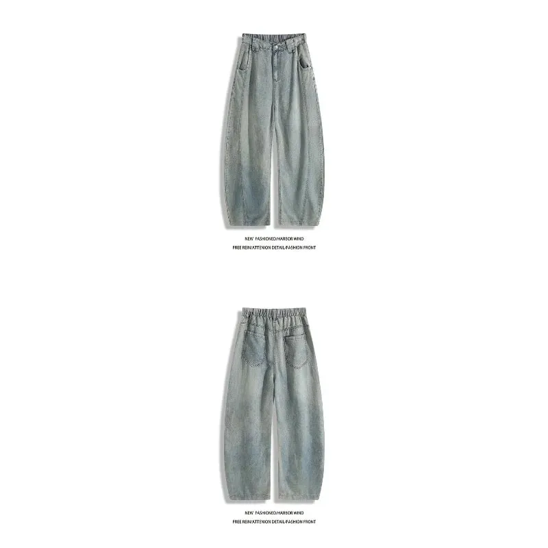 Man Pants Mens Jeans Summer New High Street Fashion Casual Thin Ice Silk Curved Blade Trousers For Men