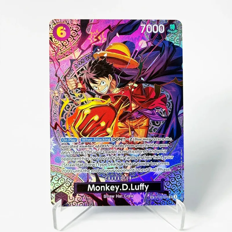 One Piece Card Game OTCG OP15 SP Rare Card High Quality DIY Replica Textures Anime Collectibles holographic Foil Proxy Cards