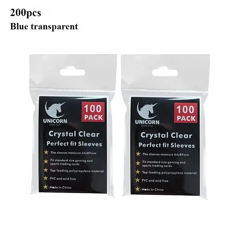 100 stk Hot Transparent MTG-korthylstre Standardstørrelse Klar TCG-kortbeskytter Indvendigt kortdæksel til sportsbrætspil 64x89 mm
