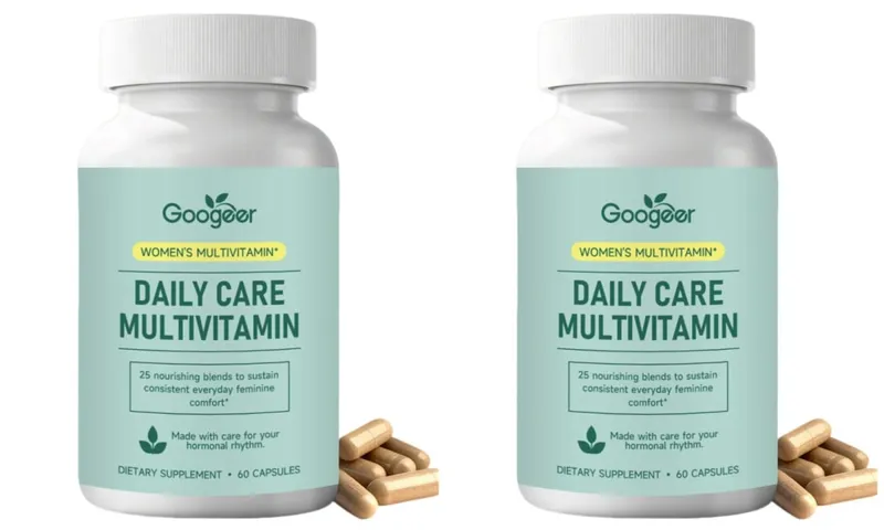 Googeer Women's Multivitamin Capsules with Inositol Vitamin Mineral Blend for Supports Hormone Balance Immune Health 60 Capsules