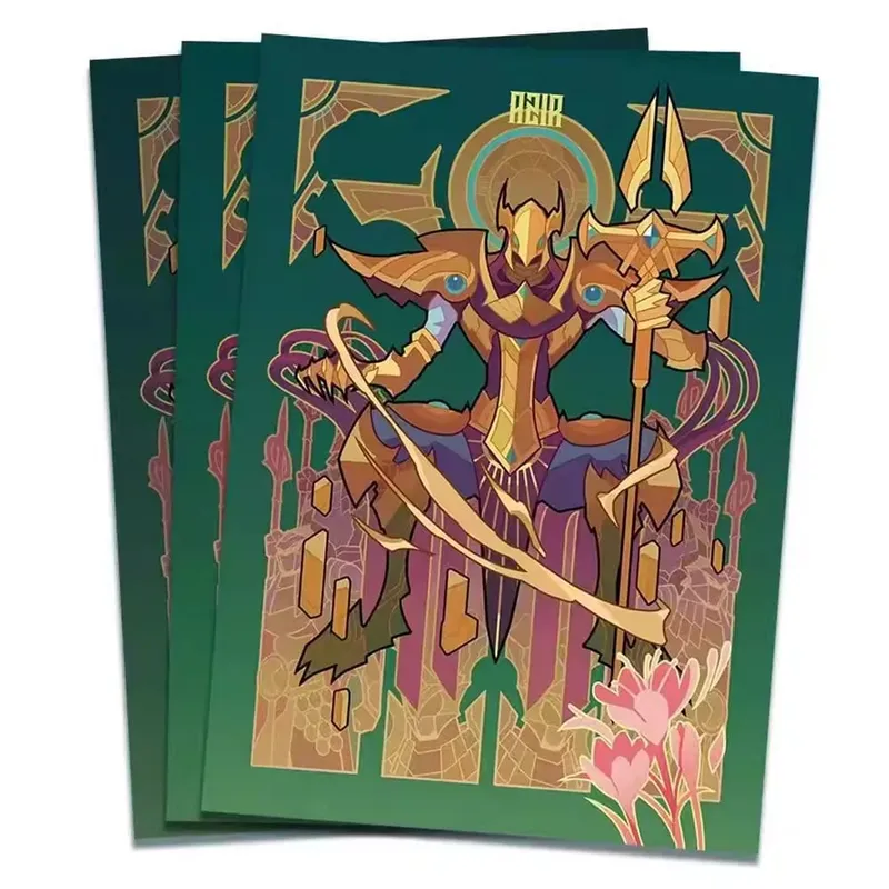 Anime Card Sleeves Ari Jnx LUXX Relia Fioora Emperor Sands Card Protectors Shield Outer Cover DTCG/OPCG/PTCG 66x92mm