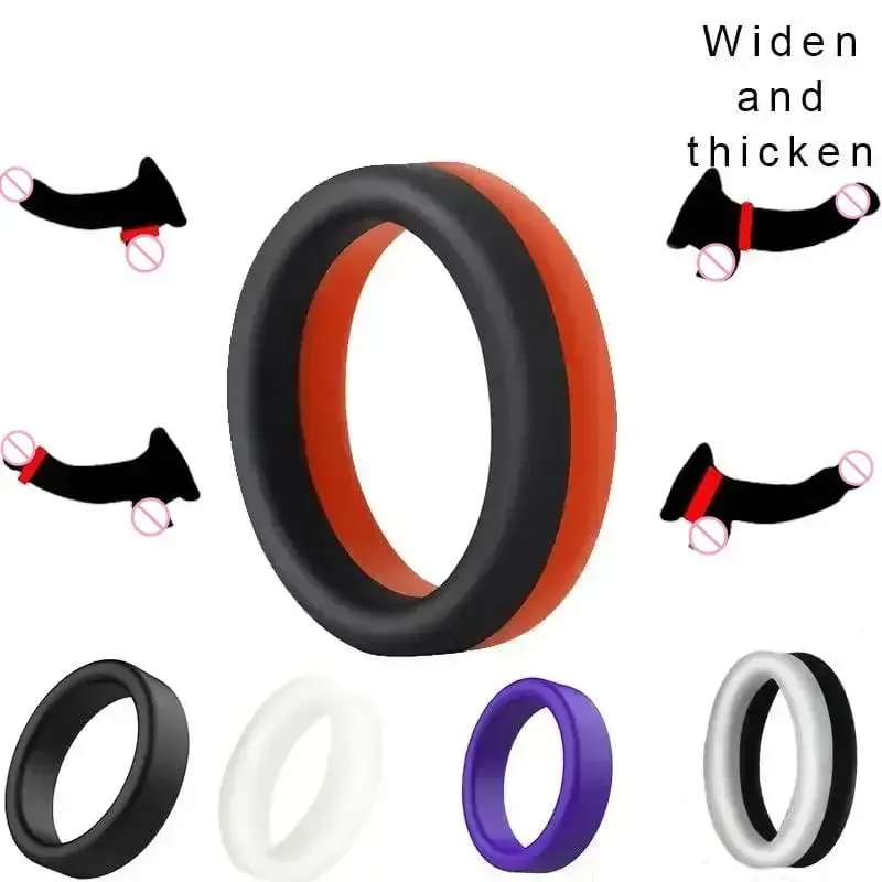 1/3 Pcs Men Penis Ring Silicone Cock Rings Male Lock Ejaculation Scrotal Ball Stretcher Anillo Hombre Cockring Sex Toys For Men