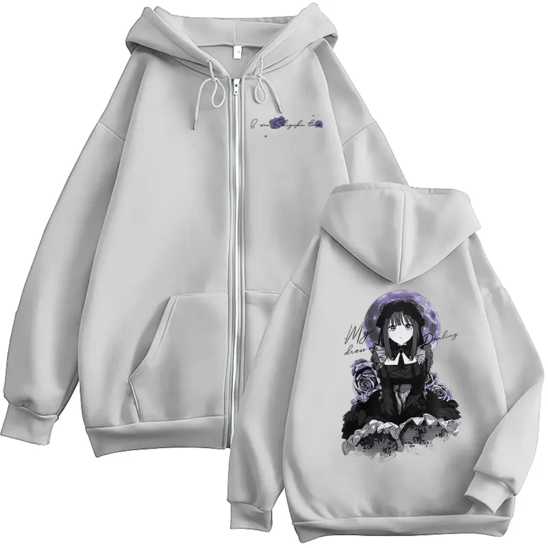 2026 Anime Marin Kitagawa My Dress Up Darling Zipper Hoodie Men Women Kawai Fashion Fleece Pullover Coats Sweatshirts Streetwear