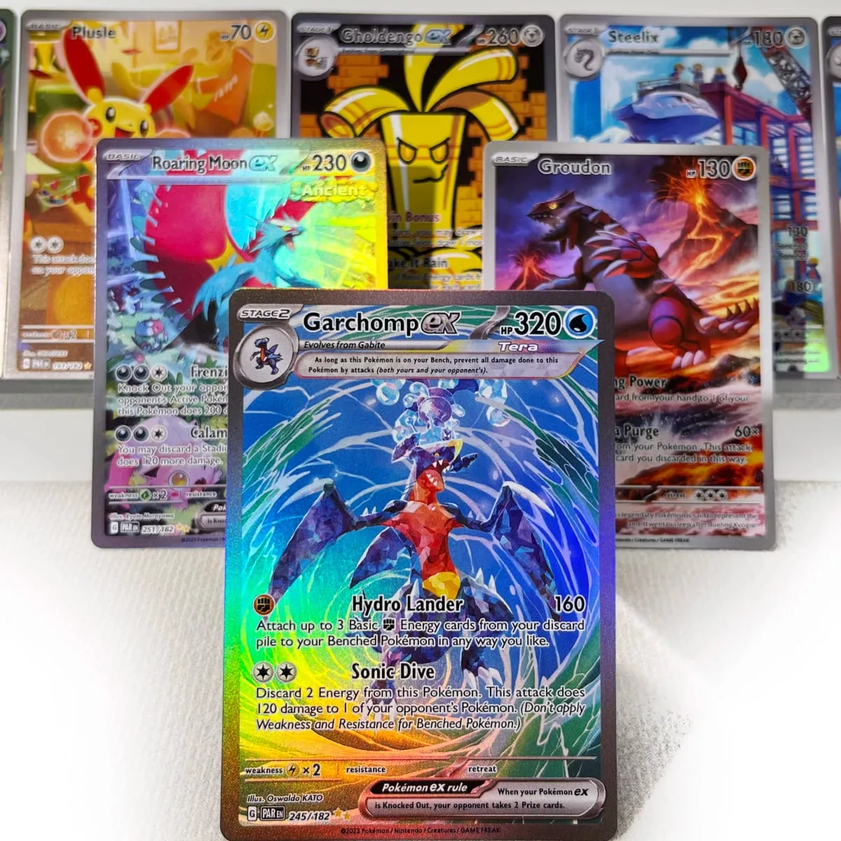 Paradox Rift PKM Cards PTCG3-C Tapu Koko Minun Rainbow Gengar ex Holographic Ex GX Rare Collection Battle Toys Gifts for Hobbies