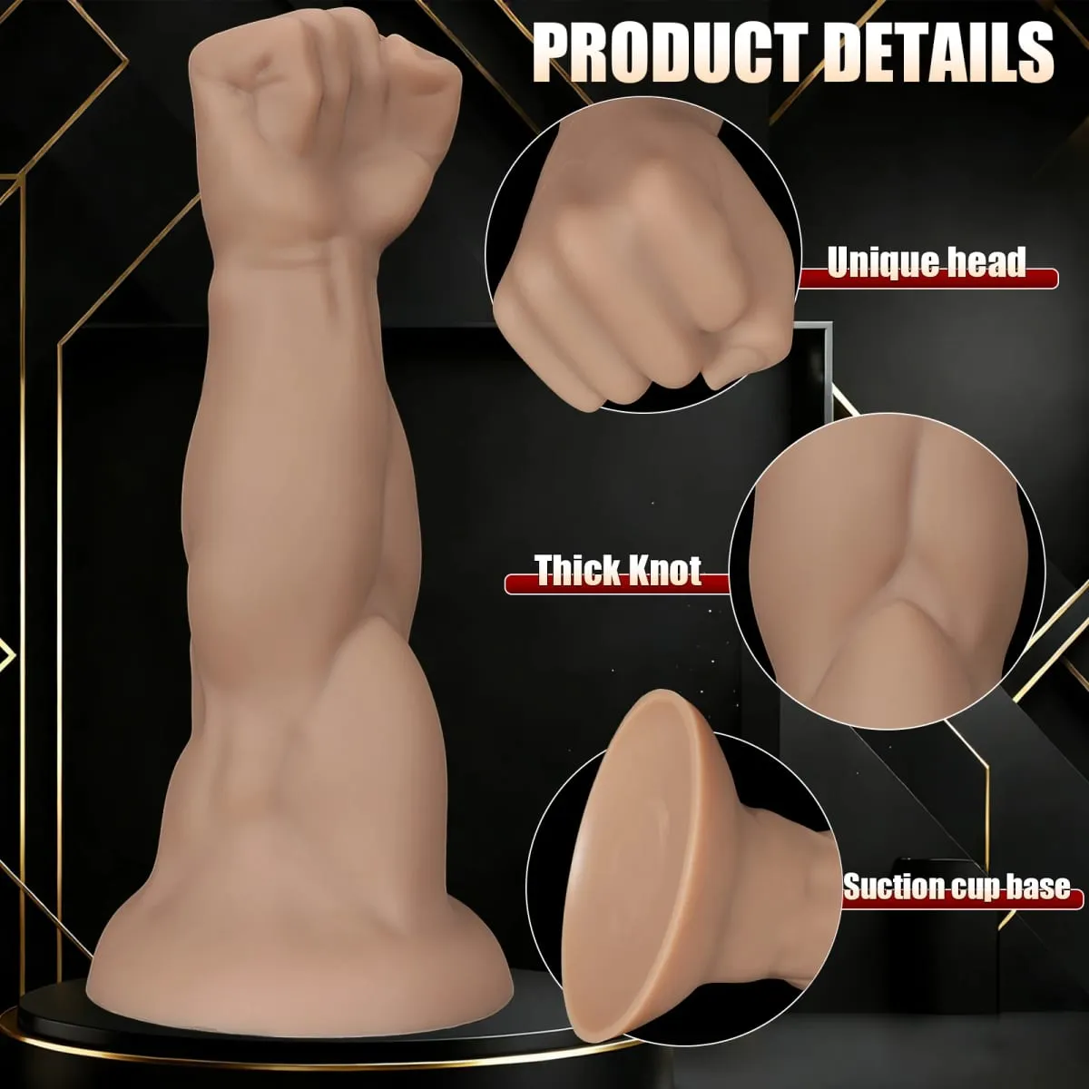 Huge Fist Hand Anal Plug Arm Dildo Vaginal Butt Dilator Deep Stimulator Anus Expander Big Dildo Masturbator Adult Anal Sex Toys