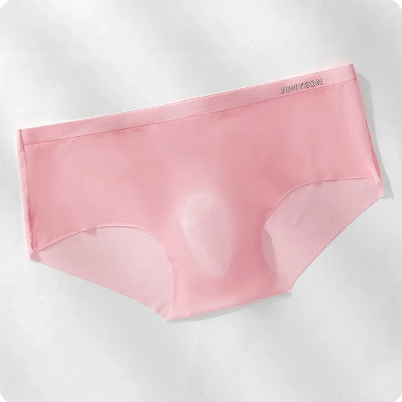 Sexy Men Briefs Undies Summer Seamless 3D Pouch Panties Ultra-thin And Light Breathable Underwear Quick Drying Underpants Slip