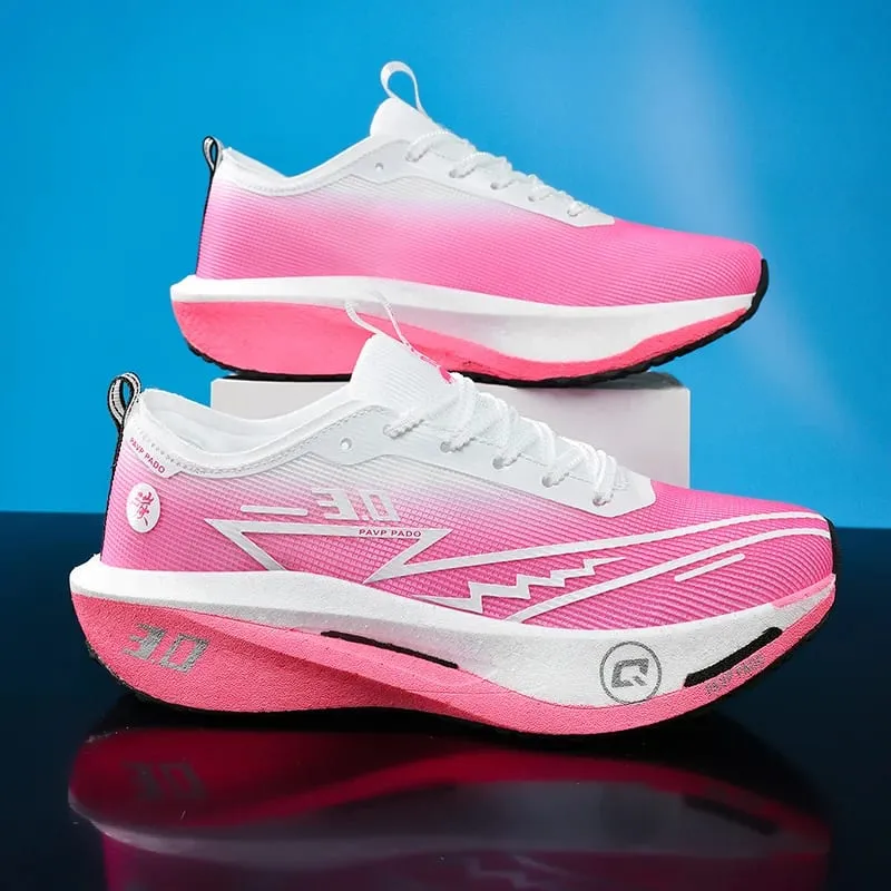Men Running Shoes Carbon Board Marathon Speciality Sports Breathable Lightweight Women's Comfortable Athletic Sneakers