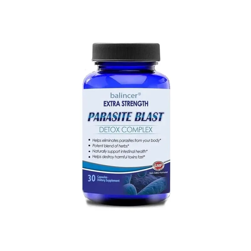 Parasit Detox Body Cleansing Complex med tranbärszink och vitlöksstöd Rengörande tarmhälsa Förbättra immunitetstillskott