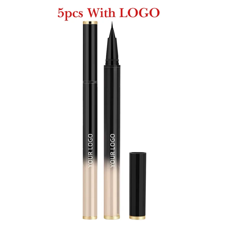 Vegan Ultra Fine Long-Lasting Black Eyeliner Pencils -Waterproof Sweatproof and Smudge-Proof Eye Liner Pen Private Label Makeup