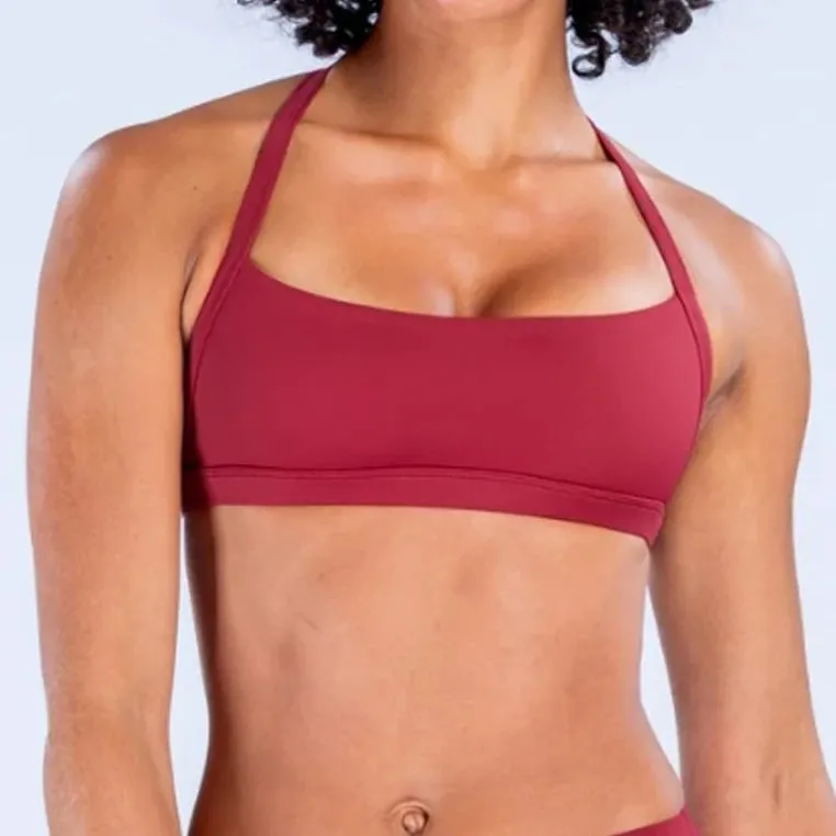 NO LOGO Double Shoulder Strap Sports Bra Fast-Drying Outdoor Running Fitness Top Backless Yoga Bra Women's