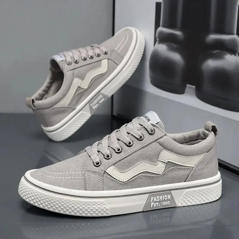 Trendy Männer Leinwand Schuhe Atmungsaktive Herren Casual Schuhe 2025 Neue Nicht-slip Männlichen Turnschuhe Sport Skateboard Schuhe Zapatillas De hombre — image 4