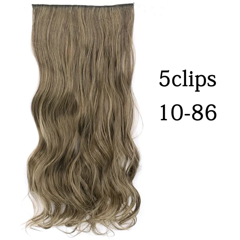 Tổng Hợp 22 32 Inch 5 Kẹp Tóc Chịu Nhiệt Giả Bộ Tóc Giả Dài Lượn Sóng Kiểu Tóc Kẹp Trong Tóc