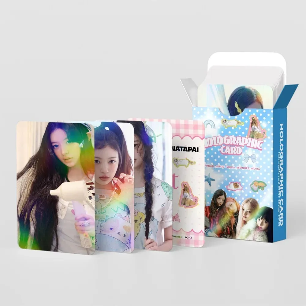 124 Laser Cards Girl Group New Album MAMIHLAPINATAPAI Flash Cards Star Stickers LOMO Greeting Cards Support Gift