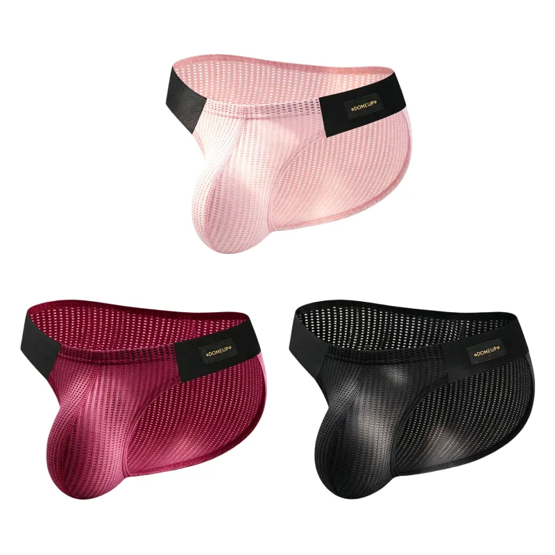 1/2/3PCS New Men's Premium Mercerized Cotton Briefs Ultra‑Thin Breathable Silky Soft Fitness Gym Daily Wear Men Underwear