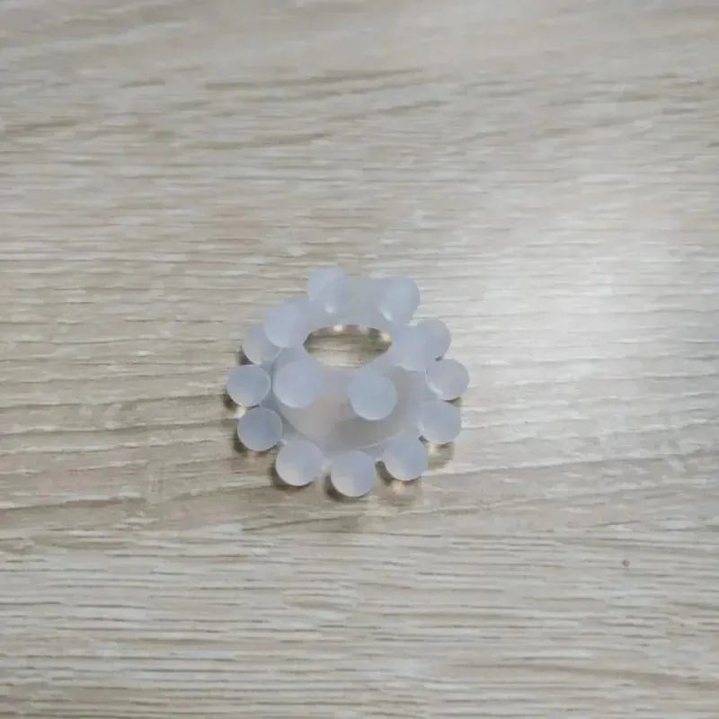 3ks Stretchy Stay Hard Beaded erekční kroužek Zpoždění ejakulace Trenažér šourku Vázání míčků Silikonový kroužek na tahy pro muže Sexuální hračky
