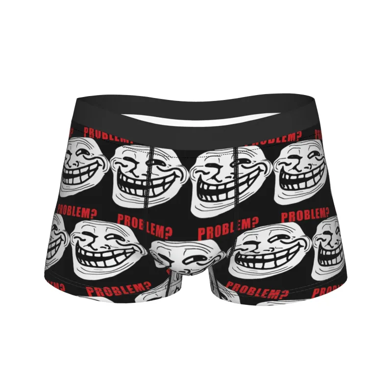 怒りコミック Trollfac トランクおかしいアニメポーチ下着ホット販売パターンボクサーブリーフ快適な男性パンツプラスサイズ