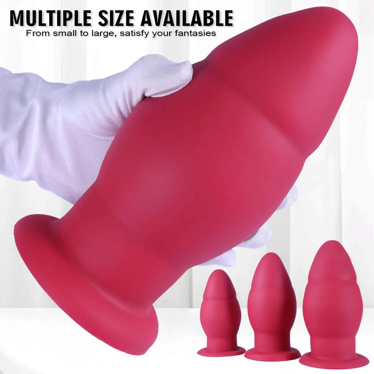 Big Silicone Anal Plug Oversize Dragon Egg Anal Expansion Butt Plug Masturbator Male and Female Erotic Sex Toys