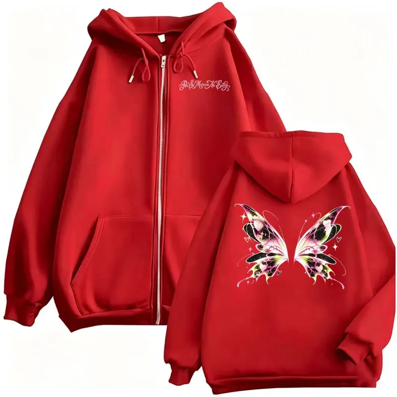 Omar Courtz Por Si Manana No Estoy New Album Tour Zip Up Hoodies Men Women Casual Long Sleeve Bodywarmer Sweatshirt Jacket Coats