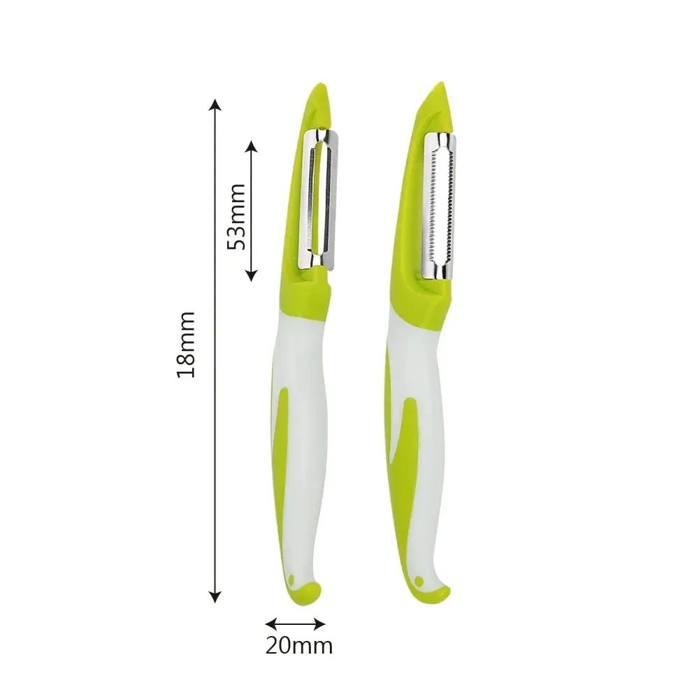 Vegetable Slicer Stainless Steel Peeler Knife Cutter Carrot Potato Fruit Shred Grater Multi-Functional Peeling Kitchen Gadgets