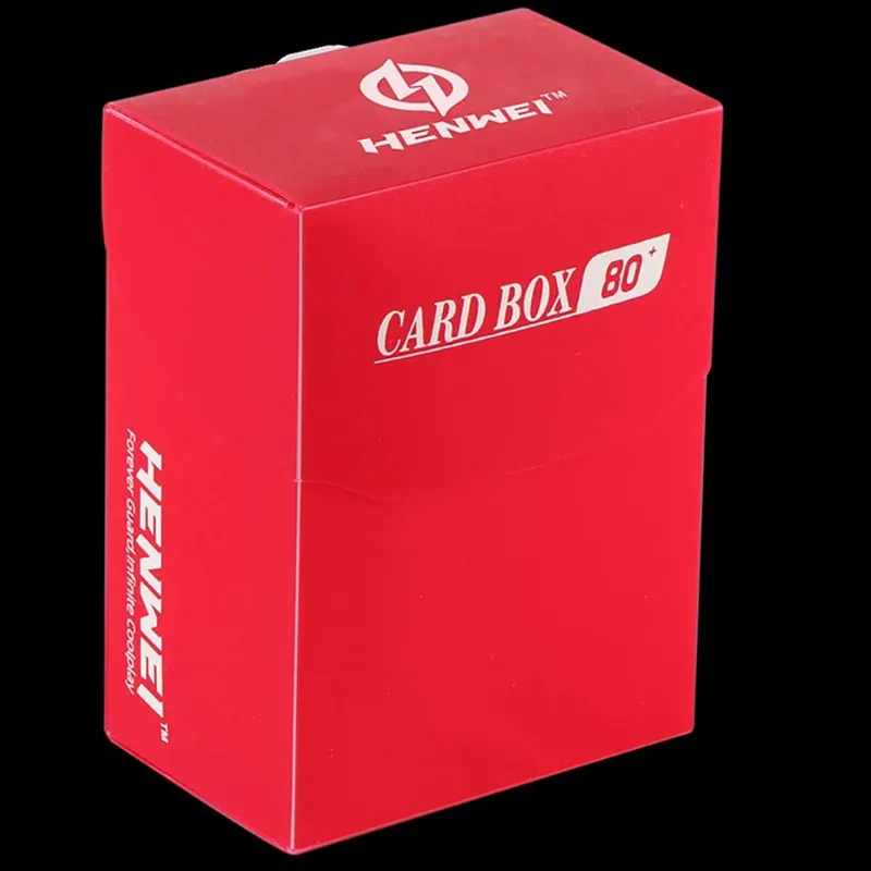 80+Card Deck Box PP Material Portable Many Color TCG Cards Case for MTG/YGO/TCG Gathering PP Storage