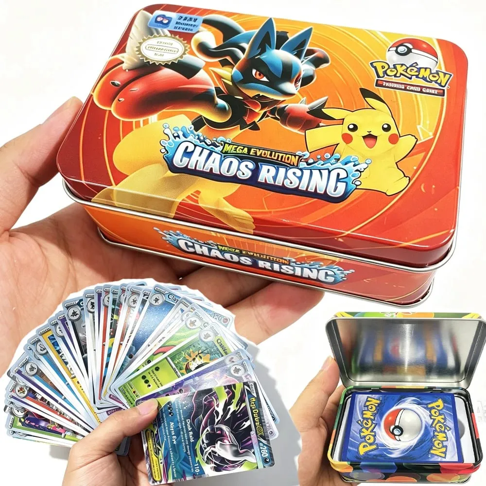 42pcs Pokémon Cards Battle Toys Lost Origin Pokémon Box with Anime Bank Pokémon Game Cards MEGA EVOLUTION for Childre