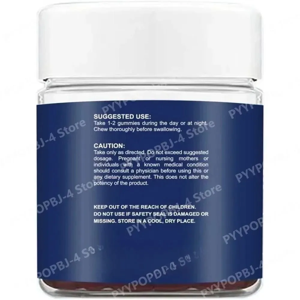 Magnesium Complex 14 in 1 Gummies with Ashwagandha L Theanine D3 Zinc Daily Nutrition Supplement Sleep Calm Support