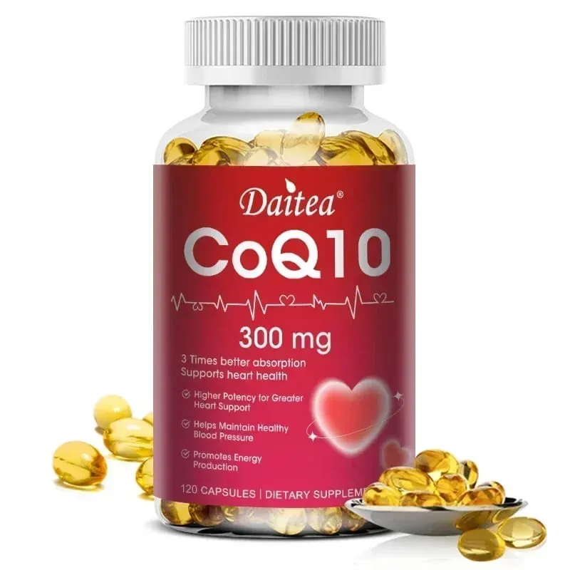 Coenzyme Q10 - 300 Mg Menyokong Keupayaan Kognitif Tenaga dan Jantung Kesihatan Otak dan Sel Antioksidan Meningkatkan Kualiti Tidur