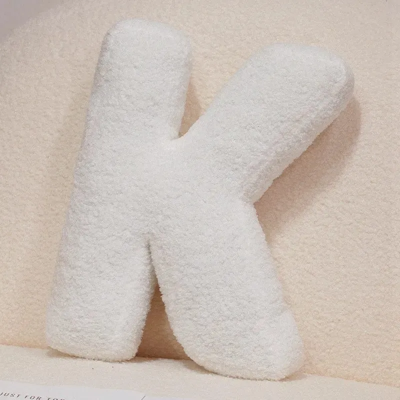 Hot Wholesale Cozy English Letters Pillow Sofa Cushion Living Room Decor 26 Letter Stuffed Doll Toy Kids Teaching Words Game Kid