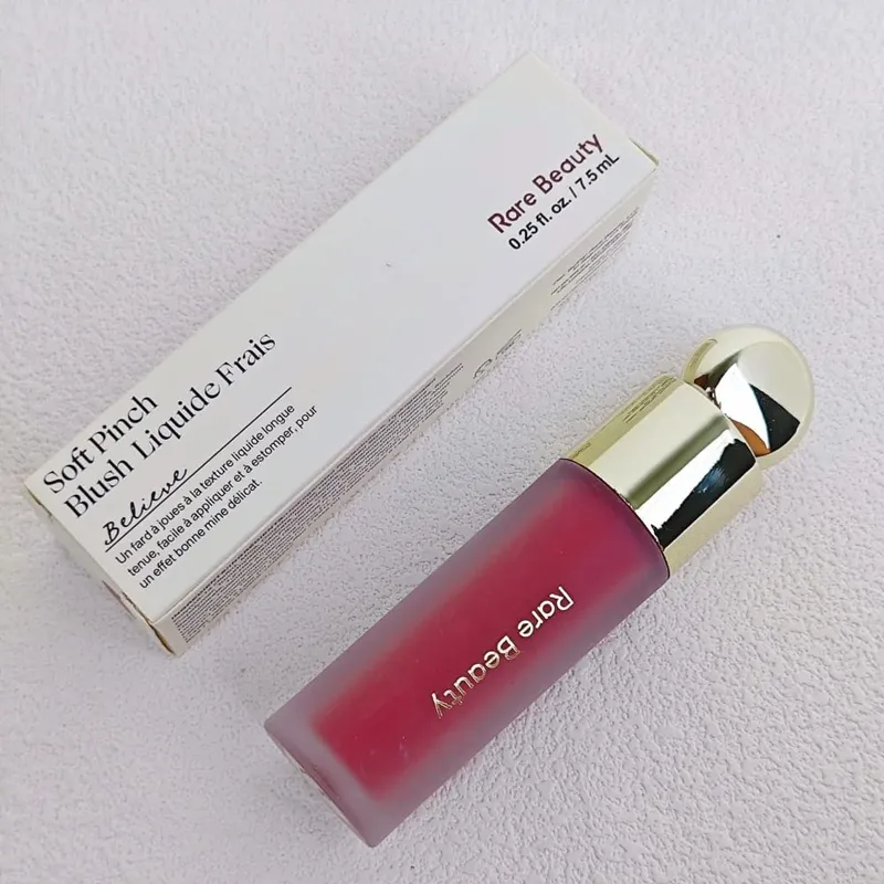 Rare Beauty Serene Gentle Mellow Solac Liquid Bronzer Shade Face Contour Smooth Highlight Mirror Lasting Natural Shadow Makeup