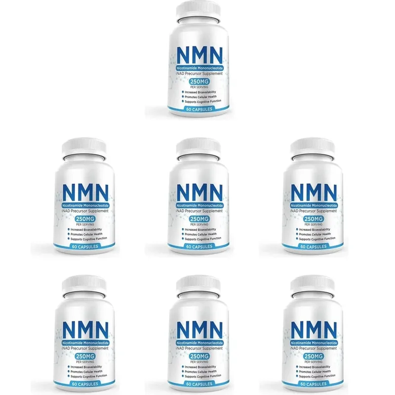 NMN Nicotinamide Mononucleotide Capsules 250 Mg Bawat Paghahatid ng Tumaas na Bioavailability Nagtataguyod ng Cellular Health ng 60 Capsules — image 13